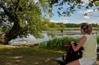 2009-07-26 Tisza-tó: tanösvény pihenő
